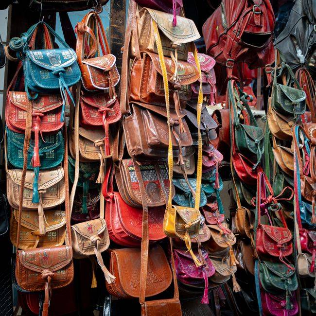 Handcrafted Moroccan Leather Crossbody Bag